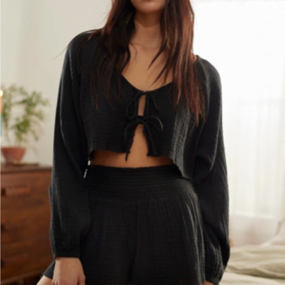 Out From Under Alice Tie-Front Top